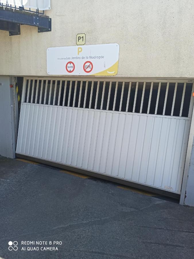 Port Studio Piscine, Parking, Prive,Navette Aeroport Agde Esterno foto