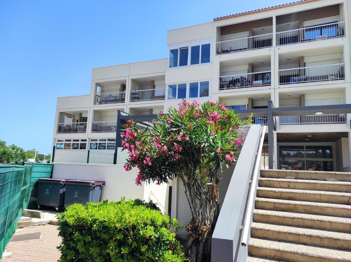 Port Studio Piscine, Parking, Prive,Navette Aeroport Agde Esterno foto